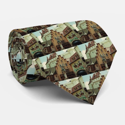 Duitse stad stropdas (Opgerold)