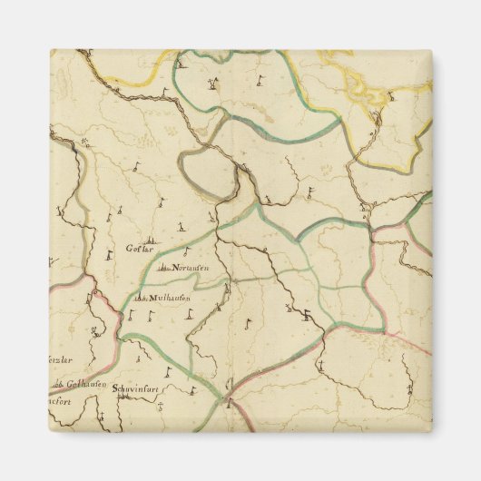 Duitse steden magneet (Voorkant)