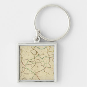 Duitse steden sleutelhanger