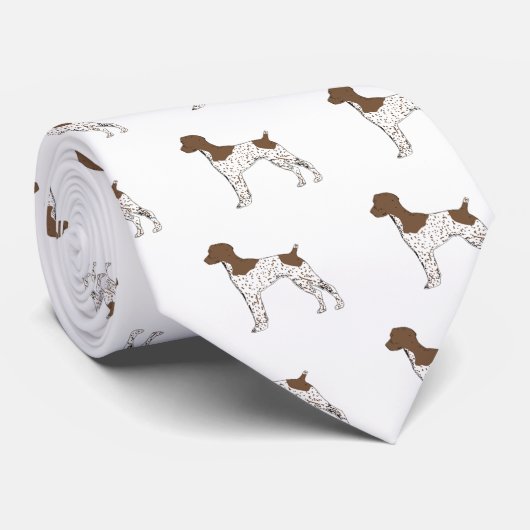 duitse stenografische aanwijzer silhouette stropdas (Opgerold)