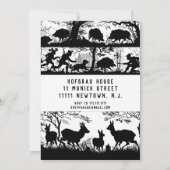 Duitse Stijl Beierse Jagers Bal Kaart (Achterkant)