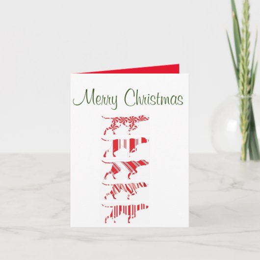DUITSE STIPPELPOINTER - Kerstkaart - GSP Kaart (Voorkant)