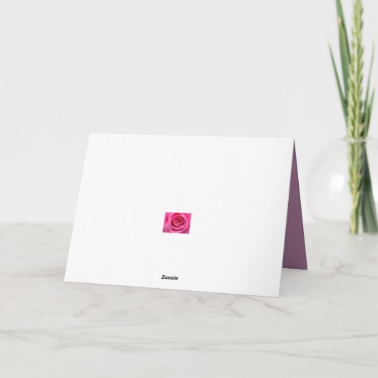 Duitse sympathie roze zonsondergang kaart (Achterkant)