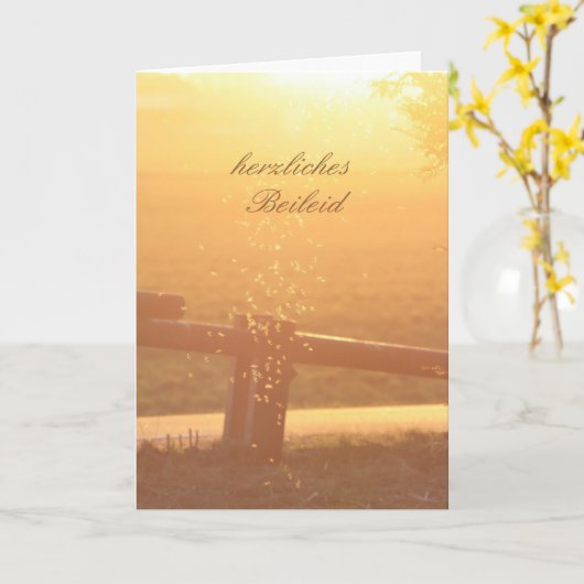 Duitse sympathie Sunlight Mosquito Kaart (Gele Bloem)