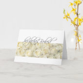 Duitse sympathikaart, Herzliches beileid Kaart (Gele Bloem)