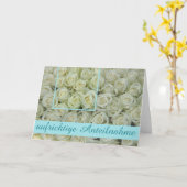 Duitse sympathikaart, Herzliches beileid Kaart (Gele Bloem)