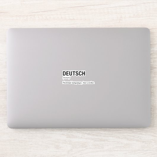 DUITSE Taal Sticker (Computer)