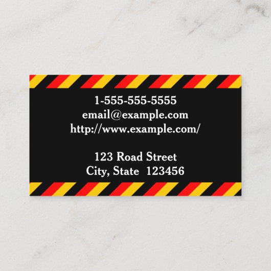 Duitse taalexpert visitekaartje (Achterkant)