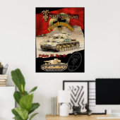Duitse tanks poster (Thuiskantoor)