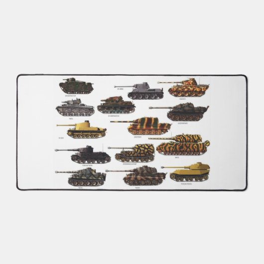 DUITSE TANKS VAN WOII BUREAUMAT (Voorkant)