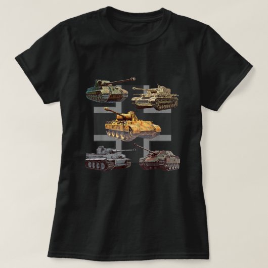 Duitse tanks WW2 V Panther Jagdpanther Tiger 1 Tig (Design voorkant)