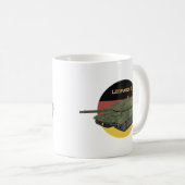 Duitse tankwagen 2 met vlag koffiemok (Voorkant rechts)