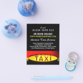 Duitse taxi vlag met prijslijst flyer (Enkel)