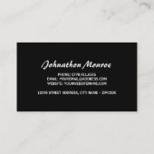 Duitse taxivlag visitekaartje (Achterkant)