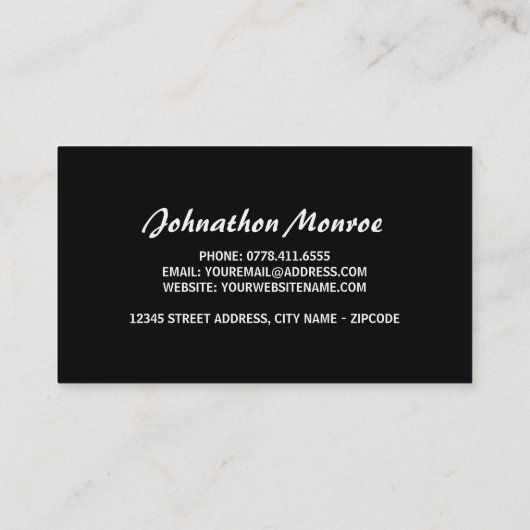 Duitse taxivlag visitekaartje (Achterkant)