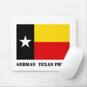 Duitse Texan Pride Mousepad Muismat (Met muis)