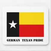 Duitse Texan Pride Mousepad Muismat (Voorkant)