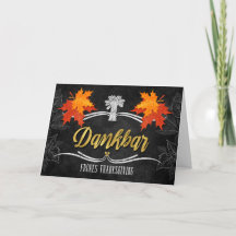 Duitse Thanksgiving Grateful Belssings Chalkboard