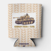 DUITSE TIGER 1 TANK BLIKJESKOELER (Voorkant)