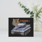 Duitse Tiger 1 Tank Briefkaart (Staand voorkant)