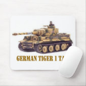 DUITSE TIGER 1 TANK MUISMAT (Met muis)
