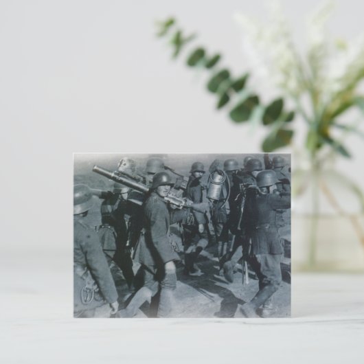 Duitse troepen briefkaart (Staand voorkant)