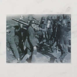 Duitse troepen briefkaart