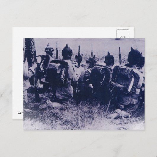 Duitse troepen briefkaart (Voorkant / Achterkant)