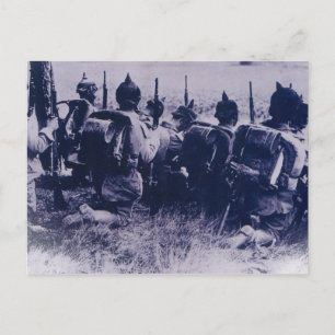 Duitse troepen briefkaart