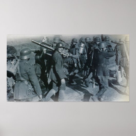 Duitse troepen poster (Voorkant)