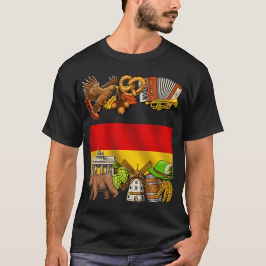 Duitse trots t-shirt (Voorkant)