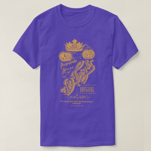 Duitse typografie t-shirt (Design voorkant)