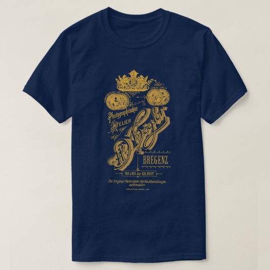 Duitse typografie t-shirt (Design voorkant)