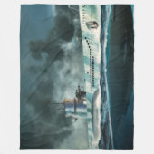 DUITSE U-BOOT TYPE-7 FLEECE DEKEN (Voorkant)