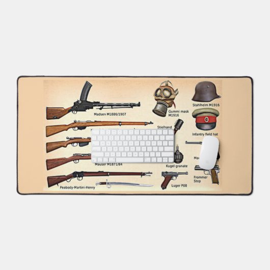 DUITSE UITRUSTING VAN DE TWEEDE WERELDOORLOG BUREAUMAT (Keyboard & Muis)