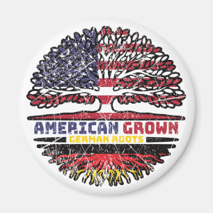Duitse US American UUSA United States Tree Magneet
