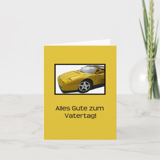 Duitse Vaderdag Kaart (Voorkant)