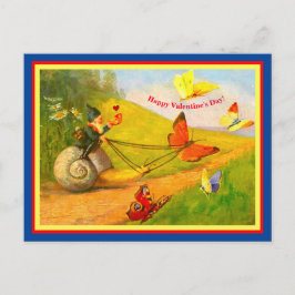 Duitse Valentijn Gnome Cute Altered Copy Briefkaart