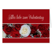 Duitse Valentijnsdag Rozen (Voorkant Horizontaal)