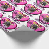 Duitse Valentijnsdag Shepherd Cadeaupapier (Hoek)