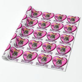 Duitse Valentijnsdag Shepherd Cadeaupapier