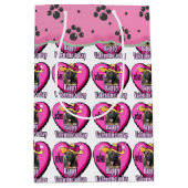 Duitse Valentijnsdag Shepherd Medium Cadeauzakje (Voorkant)