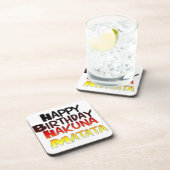 Duitse verjaardag Hakuna Matata Art Print Bier Onderzetter (Rechterzijde)