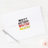 Duitse verjaardag Hakuna Matata Art Print Vierkante Sticker (Envelop)