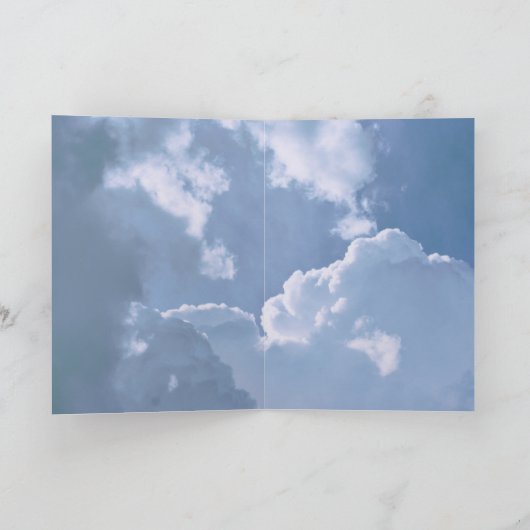 Duitse Verjaardag Kaart met "God zegene U" Tekst (Binnen)