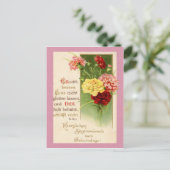  Duitse Verjaardag Kaart - Psalm 121:3 Rozen (Staand voorkant)