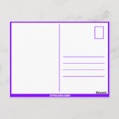 Duitse verjaardagskaart briefkaart (Achterkant)