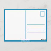 Duitse verjaardagskaart briefkaart (Achterkant)