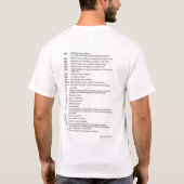 Duitse verkeersborden 1 t-shirt (Achterkant)