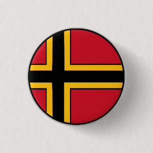 Duitse Verzetsvlag Ronde Button 3,2 Cm